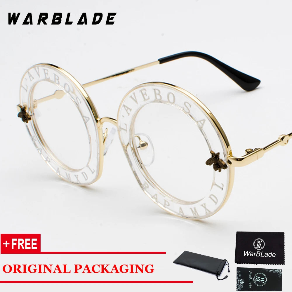 2020 Men Women Black Retro Round Sunglasses English Letters Little Bee Brand Glasses Designer Fashion Male Female Oculos De Sol