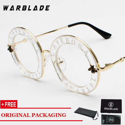 2020 Men Women Black Retro Round Sunglasses English Letters Little Bee Brand Glasses Designer Fashion Male Female Oculos De Sol