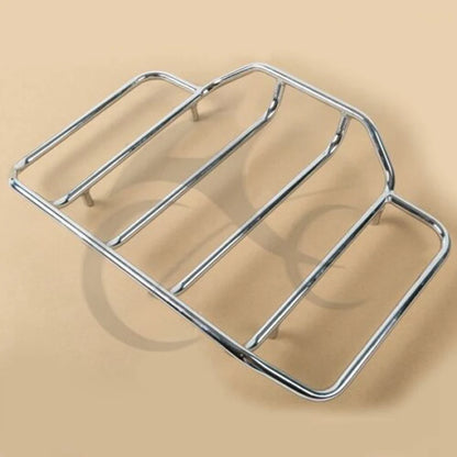 Motorcycle 5.5" Razor Trunk +Top Rack & Backrest For Harley Touring  Road King Street Electra Glide 1997-2013 2012
