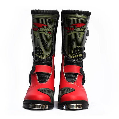Motorcycle Boots Men Waterproof PU Boots Anti-drap Moto Boots Motocross Motorcycle Shoes Protection Motorcycle Long Thigh Boots