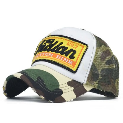 FS Summer Mesh Trucker Hats Blue Baseball Cap For Men Women Outdoor Sports Golf Hat Street Snapback Hip Hop Caps Bone Masculino