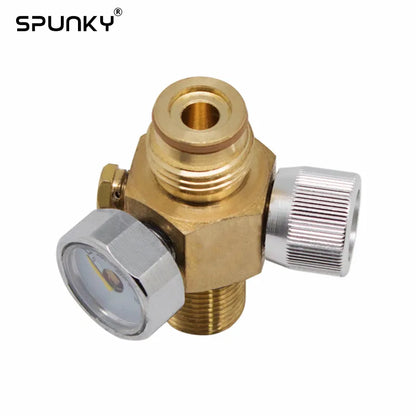 Paintball CO2 Tank Valve with On/Off Thread M18X1.5