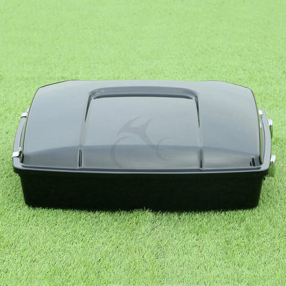 Motorcycle 5.5" Razor Trunk +Top Rack & Backrest For Harley Touring  Road King Street Electra Glide 1997-2013 2012