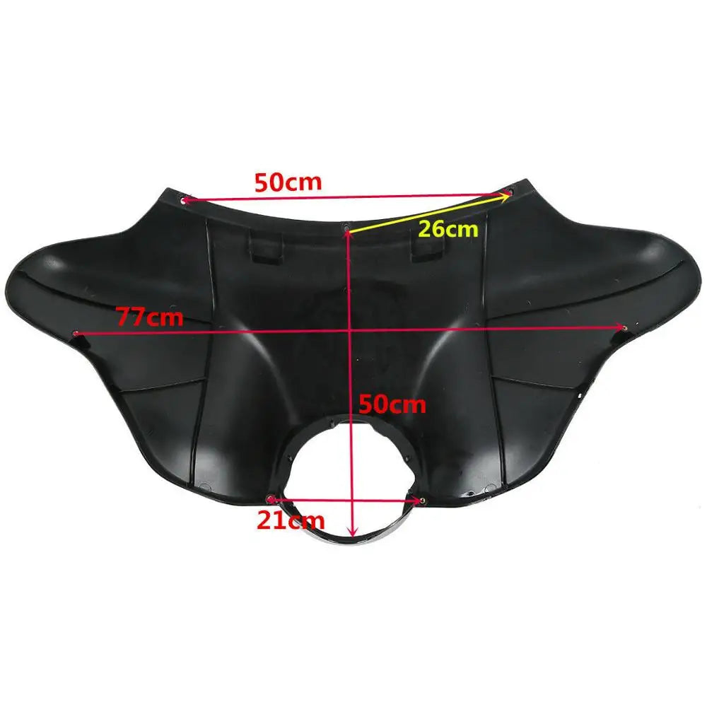 Motorcycle 8" Batwing Inner Outer Fairing Windshield For Harley Touring Electra Glide Street Road King 1996-2013