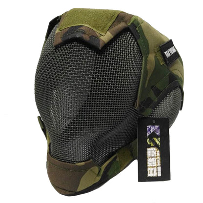 TAK YIYING Airsoft Mask Full Face Mask  War Game Steel Mesh Paintbal Head Protective Mask hunting Full Cover V6 Mask