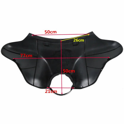 Motorcycle 8" Batwing Inner Outer Fairing Windshield For Harley Touring Electra Glide Street Road King 1996-2013