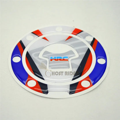 Motorcycle Chrome CBR HRC Decal Fuel Tank Cap Cover Sticker Pad For Honda CBR600RR CBR1000RR REPSOL CBR900 CBR929 CBR954 CBR250