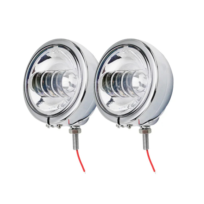 4.5 inch LED Fog Light Passing Light Match Housing Bucket Auxiliary Fog Lamp Bracket Turn Signal Light For Road King