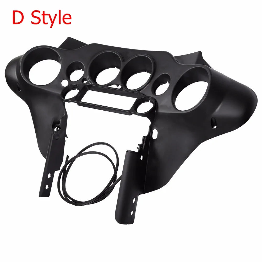 Motorcycle 8" Batwing Inner Outer Fairing Windshield For Harley Touring Electra Glide Street Road King 1996-2013