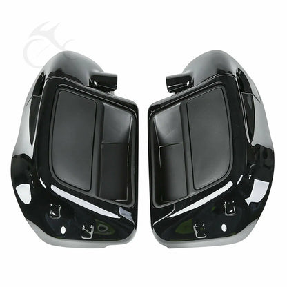 Motorcycle Lower Vented Leg Fairing + 6.5" Speakers W/ Grills For Harley Touring Electra Glide Road King Street Glide 2014-2024