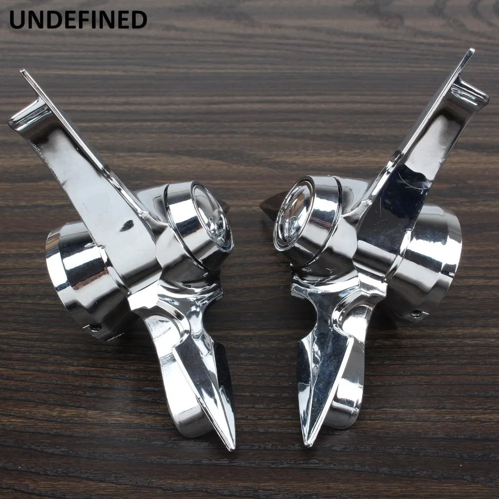 Motorcycle Chrome Skull Spun Blade Axle Caps Cover Front Axle Nut Covers For Harley Sportster Dyna Softail V-Rod Plastic