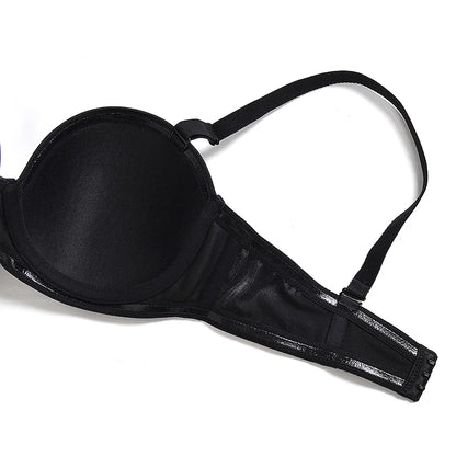 YANDW New Simple Solid Bra Underwire Bras For Women Sexy Everyday Plus Size Multiway Bralette 32 34 36 38 40 42 44 B C D E F G H