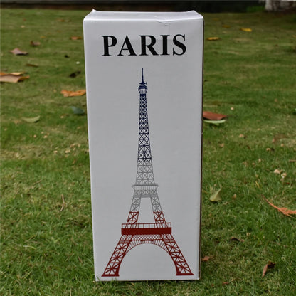 Paris Tower Metal Shisha Hookah Double Hose with Ceramics Bowl Charcoal Tongs Shisha Plate Hookah Acrylic Base Chicha Nargile