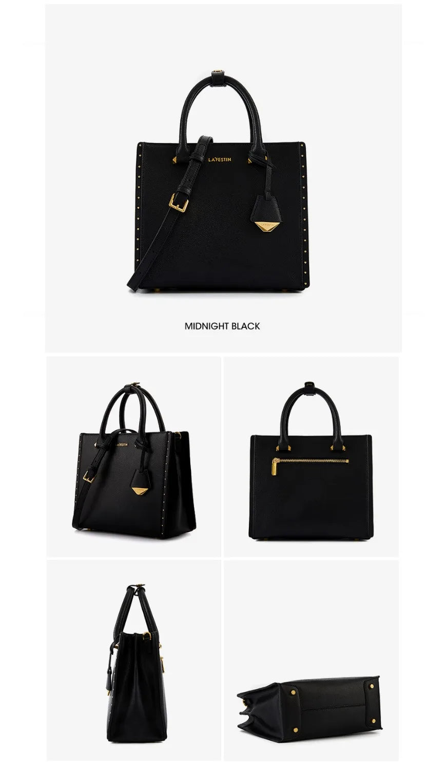 LA FESTIN New Women Leather Tote Bags Luxury Multifunctional Versatile Ladies Fashion Shoulder Crossbody Designer Handbag