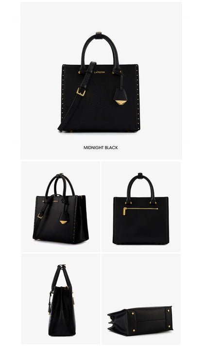 LA FESTIN New Women Leather Tote Bags Luxury Multifunctional Versatile Ladies Fashion Shoulder Crossbody Designer Handbag