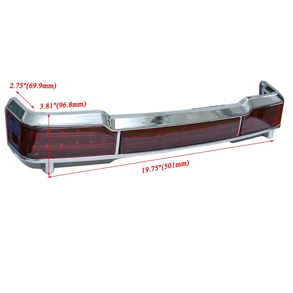 LED Tail Brake Running Light For Harley Classic Ultra King Tour Trunk Pack 1997-2013 Classic Ultra Custom Road King
