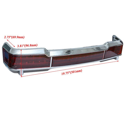 LED Tail Brake Running Light For Harley Classic Ultra King Tour Trunk Pack 1997-2013 Classic Ultra Custom Road King