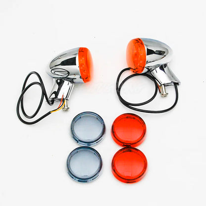4.5 inch LED Fog Light Passing Light Match Housing Bucket Auxiliary Fog Lamp Bracket Turn Signal Light For Road King