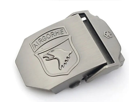 BOKADIAO Canvas Belt Only Buckle Alloy Metal Buckle 4.5 X 6.8cm Luxury Military Army Tactical Belt Buckle with Width 3.8cm Belts