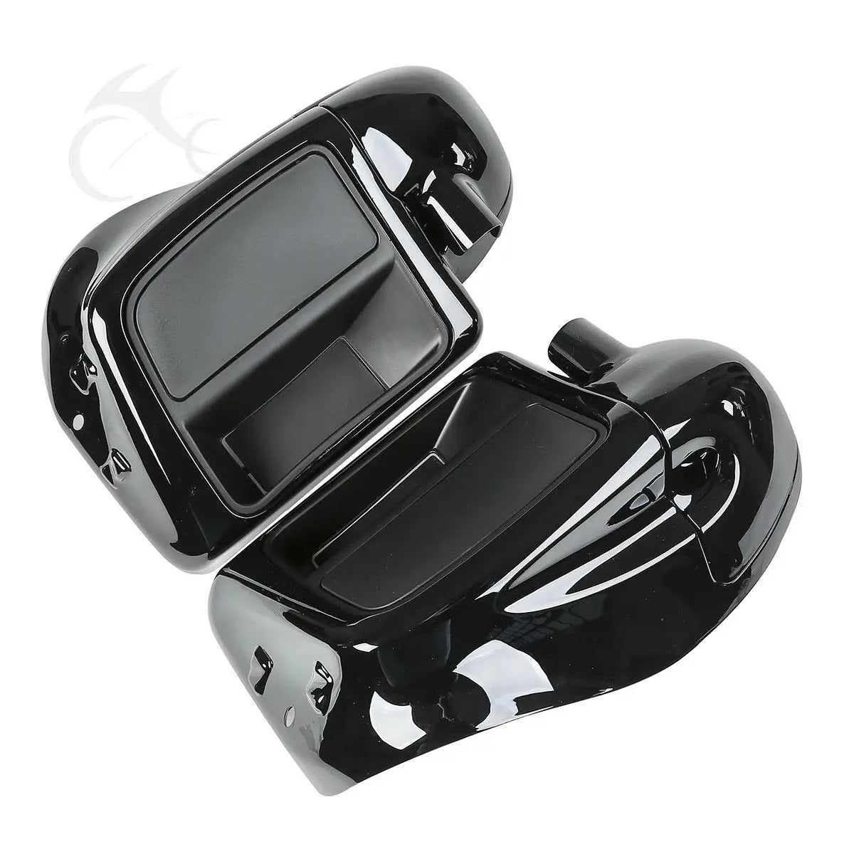 Motorcycle Lower Vented Leg Fairing + 6.5" Speakers W/ Grills For Harley Touring Electra Glide Road King Street Glide 2014-2024