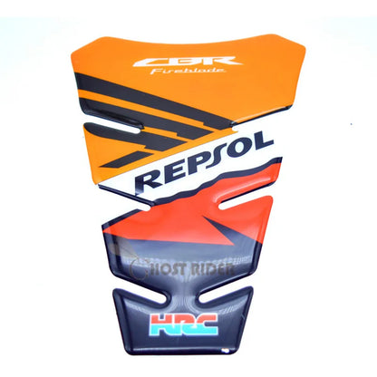 Motorcycle Chrome CBR HRC Decal Fuel Tank Cap Cover Sticker Pad For Honda CBR600RR CBR1000RR REPSOL CBR900 CBR929 CBR954 CBR250