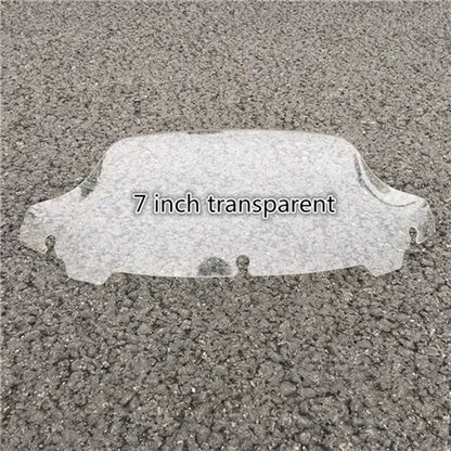 Black/Light blue/Clear4.5'' 7"10.5'' Windshield Fairing Windscreen Cover For Harley Electra Street Glide Touring 2014-2019