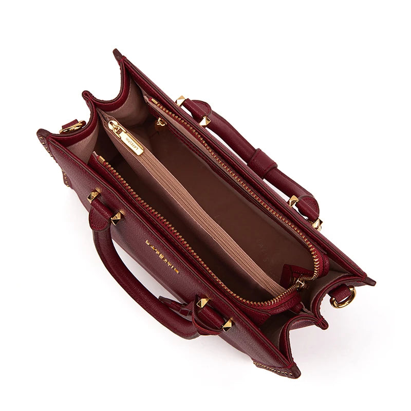 LA FESTIN New Women Leather Tote Bags Luxury Multifunctional Versatile Ladies Fashion Shoulder Crossbody Designer Handbag