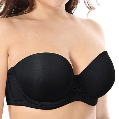 YANDW New Simple Solid Bra Underwire Bras For Women Sexy Everyday Plus Size Multiway Bralette 32 34 36 38 40 42 44 B C D E F G H