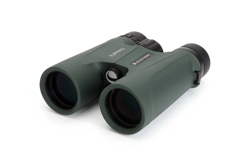 Celestron Outland X 8x42 10X42 Green Binoculars Waterproof & Fogproof Binoculars for Adults Multi-Coated Optics and BaK-4 Prisms