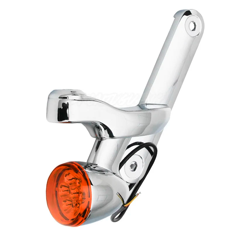 4.5 inch LED Fog Light Passing Light Match Housing Bucket Auxiliary Fog Lamp Bracket Turn Signal Light For Road King