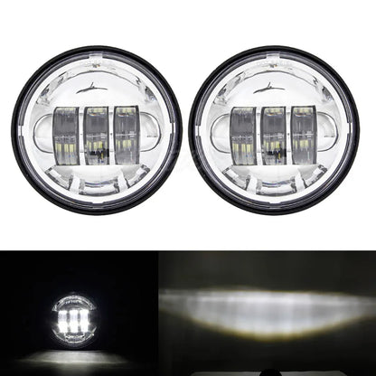 4.5 inch LED Fog Light Passing Light Match Housing Bucket Auxiliary Fog Lamp Bracket Turn Signal Light For Road King