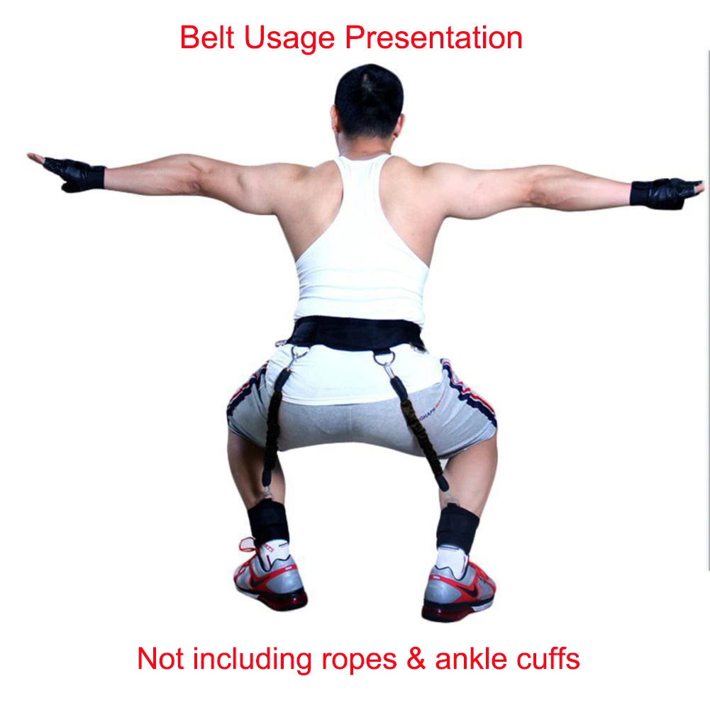 Padded Jump Training Belt Crossfit Belt Leg Jumping Muscle Workout Bodybuilding Exercise Gym Musculation Sport Fitness Equipment