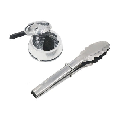 1pc Hookah Metal Shisha Tobacco Charcoal Tongs Tweezers For Sheesha Chicha Narguile Gadget