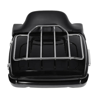Motorcycle King Trunk Rack Light Speaker Pad For Harley Touring Trunk Road King Glide 2014-2025
