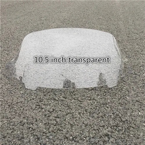 Black/Light blue/Clear4.5'' 7"10.5'' Windshield Fairing Windscreen Cover For Harley Electra Street Glide Touring 2014-2019