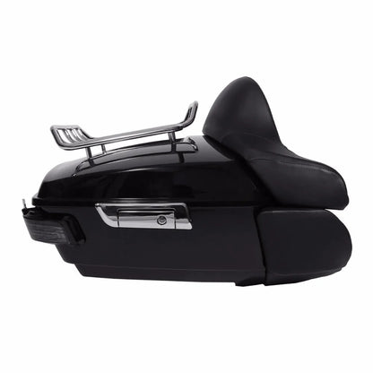 Motorcycle King Trunk Rack Light Speaker Pad For Harley Touring Trunk Road King Glide 2014-2025