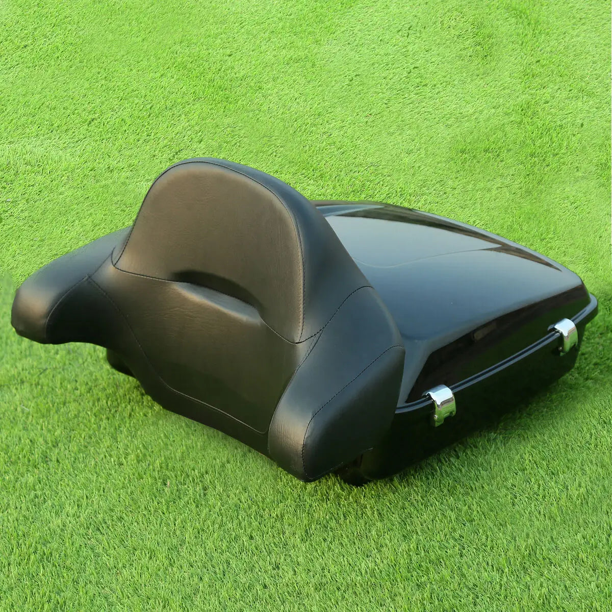 Motorcycle Chopped Trunk + Backrest Pad For Harley Touring  Electra Road King Road Glide Street Glide 2014-2025