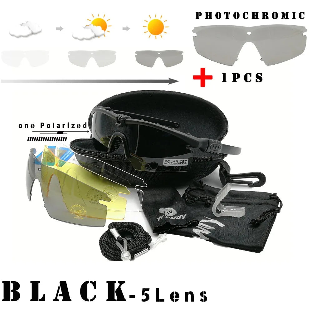 Tactical Professional Protective Military Polarized Glasses-Shooting Gafas Sports Hiking Cycling Paintball Safety Eyewear