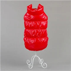 Winter Pet Dog Down Coat Fleece Warm Inside Candy Color Pet Down Warm Coat Puppy Down Clothes Winter Clothes Clothing XS-3XL