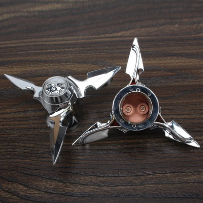 Motorcycle Chrome Skull Spun Blade Axle Caps Cover Front Axle Nut Covers For Harley Sportster Dyna Softail V-Rod Plastic