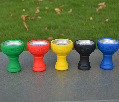 1PC Random Color Food Grade Silicone Shisha Hookah Tobacco Bowl Head for Keloud Chicha Narguile Sheesha Accessories