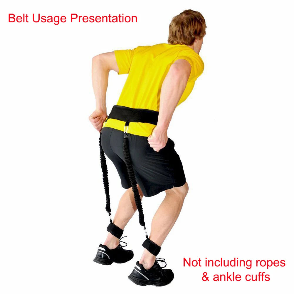 Padded Jump Training Belt Crossfit Belt Leg Jumping Muscle Workout Bodybuilding Exercise Gym Musculation Sport Fitness Equipment