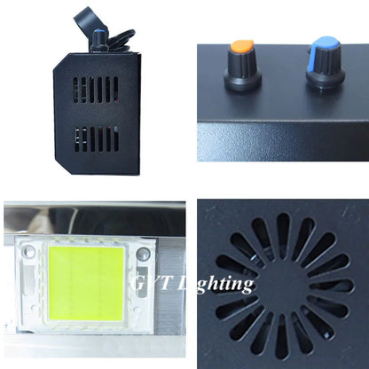 100W LED Strobe light Sound/Adjustable speed/Auto Control LED White Flash Light Disco Party Home Music Show Stage Projector