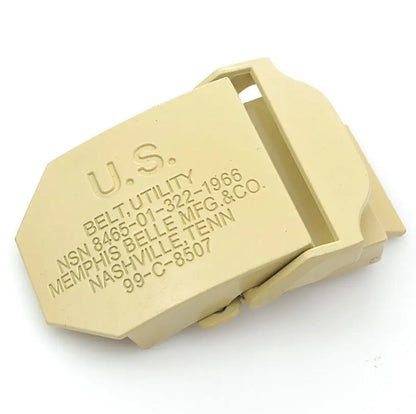 BOKADIAO Canvas Belt Only Buckle Alloy Metal Buckle 4.5 X 6.8cm Luxury Military Army Tactical Belt Buckle with Width 3.8cm Belts
