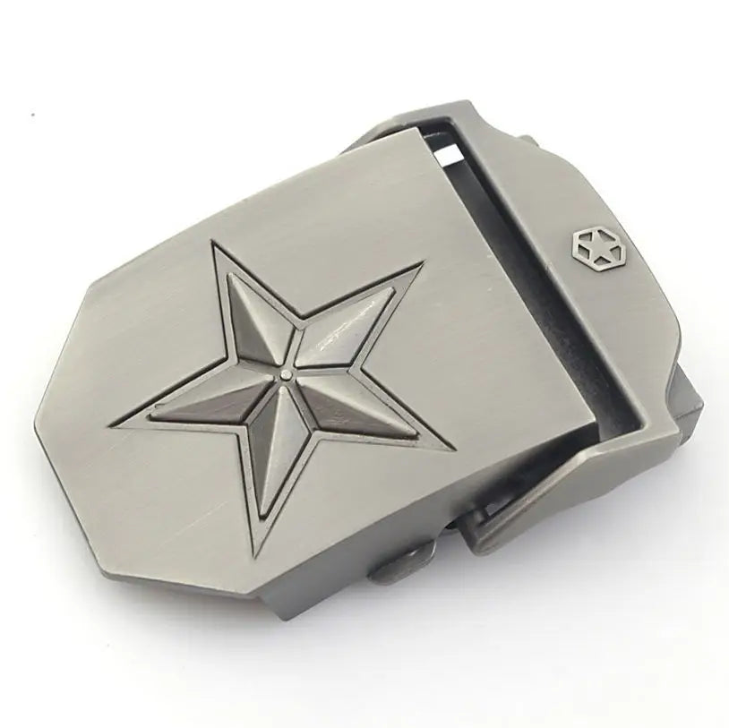 BOKADIAO Canvas Belt Only Buckle Alloy Metal Buckle 4.5 X 6.8cm Luxury Military Army Tactical Belt Buckle with Width 3.8cm Belts