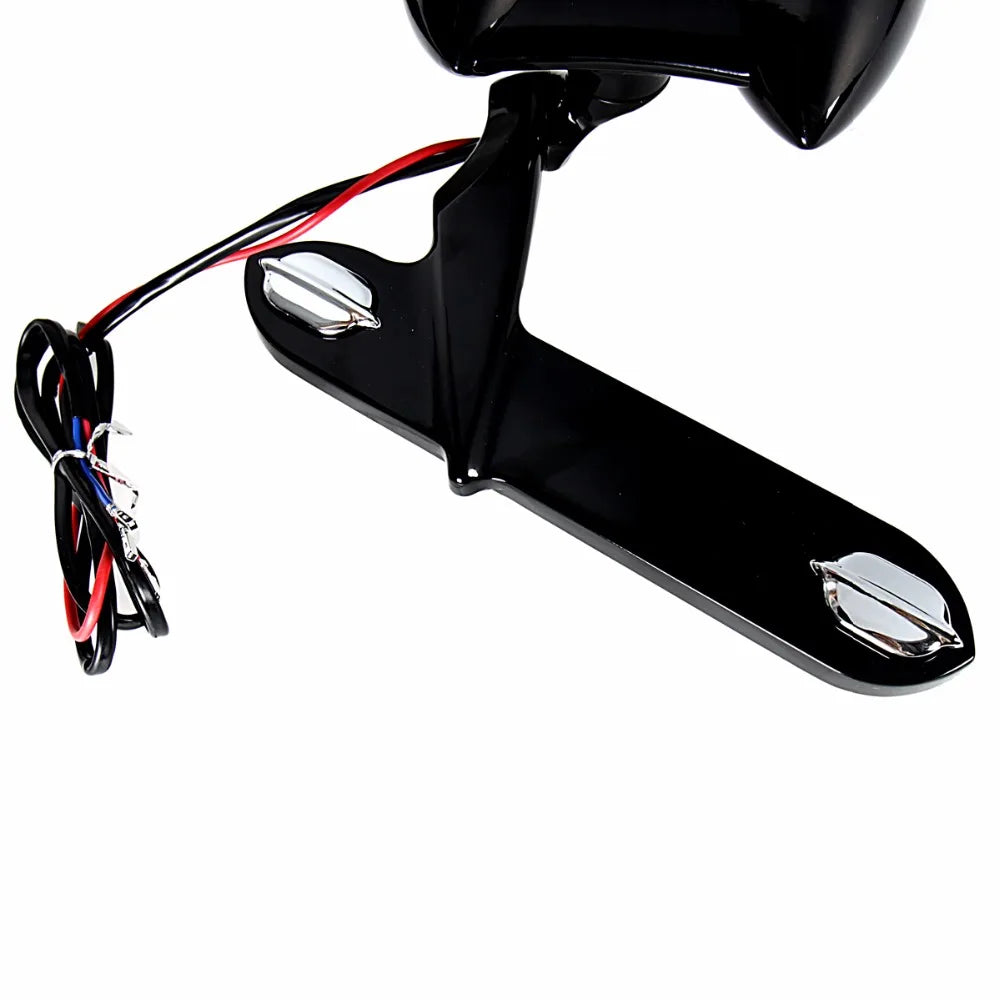 Gloss Black Fairing Mounted Driving Lights Turn Signals For Harley 1996-2013 Elctra Street Glide&1996-2023 Road King