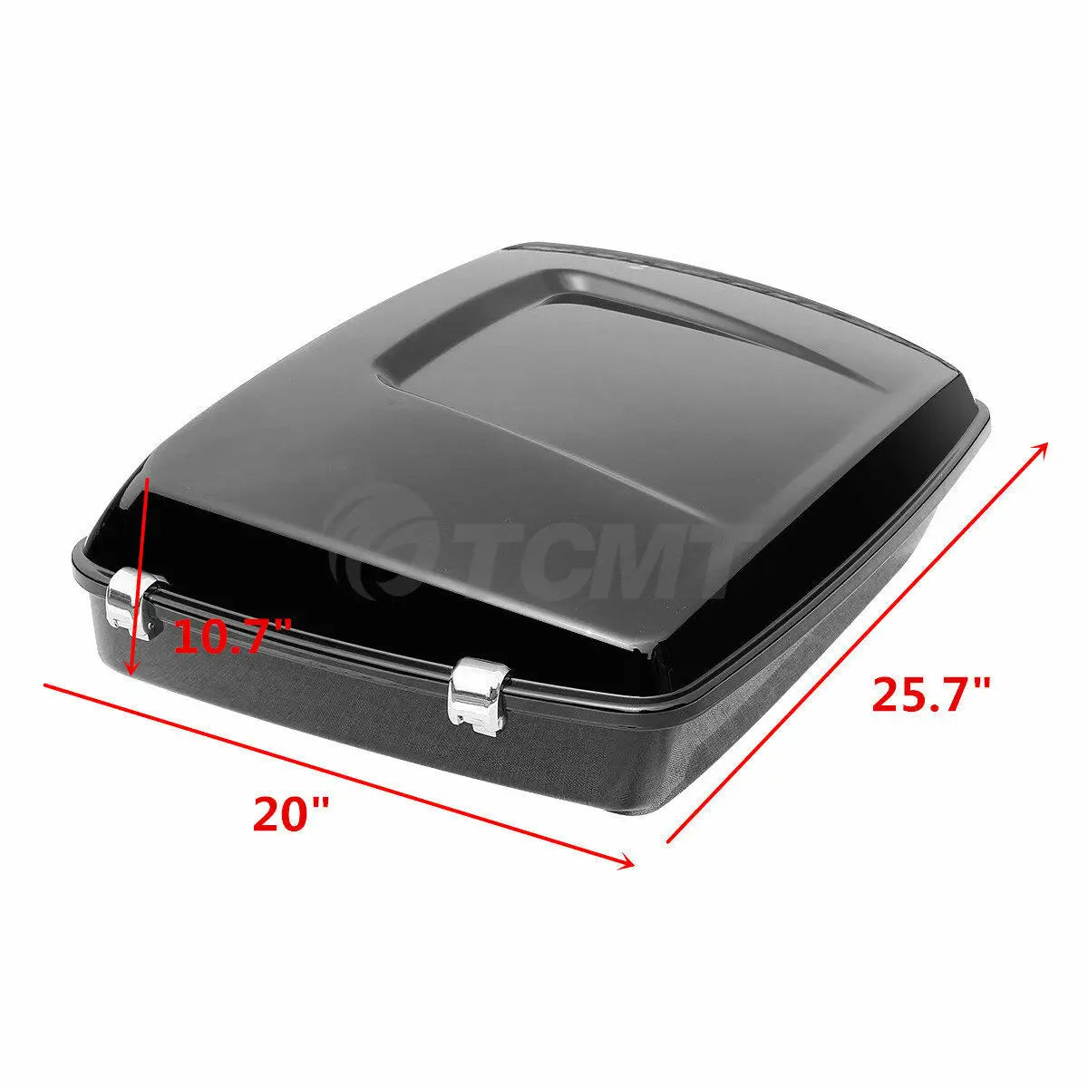 Motorcycle Chopped Trunk + Backrest Pad For Harley Touring  Electra Road King Road Glide Street Glide 2014-2025