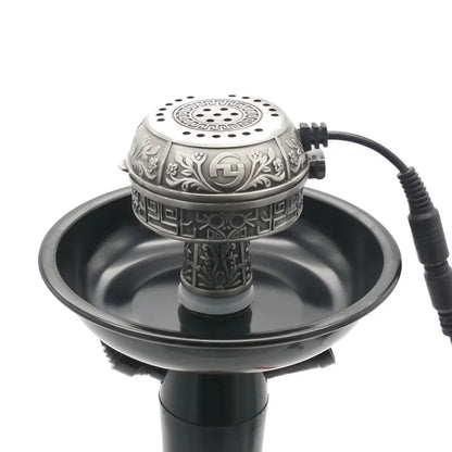 25/50g Multifunctional Metal E-Shisha Smokepan Electronic Tobacco Bowl Ceramic Charcoal For Hookah Sheesha Chicha Narguile Set