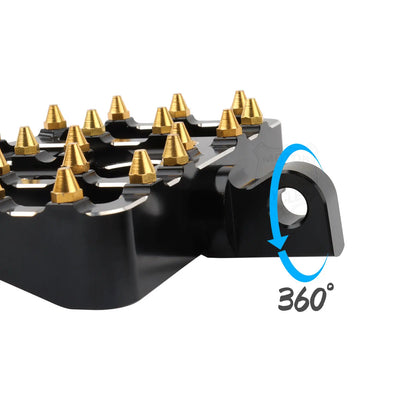 Wide Floorboards MX Foot Pegs Footrest Driver Pedals for Harley Touring Road King Street Glide 86-2023 Softail Fatboy Dyna FLD