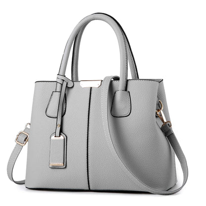 Women Solid Color Handbag Elegant Leather Large Capacity Messenger Pack For Women 2023 New Handbags For Women Daily Shoulder Bag